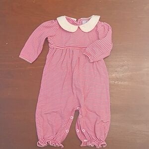 Eyelet & Ivy Pink Striped Jumper